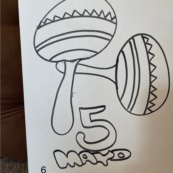 Canvas paint kits - hand drawn (Summer Prints for Sale) - Picture 10 of 15